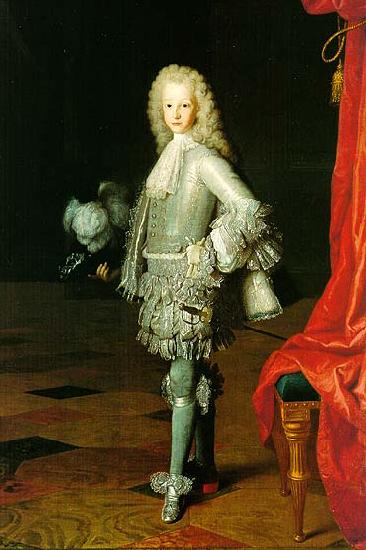Michel-Ange Houasse Louis King of Spain France oil painting art